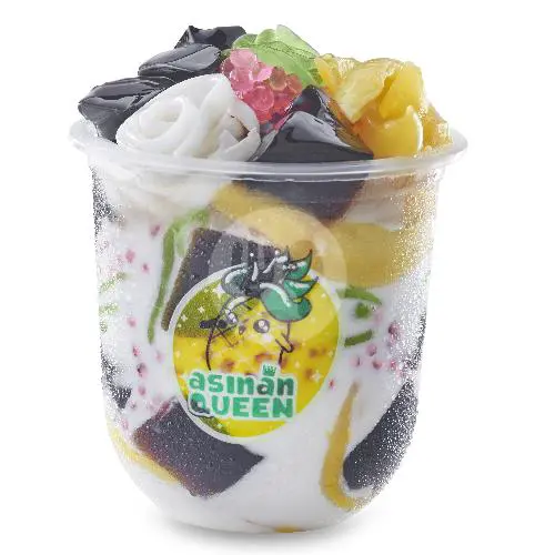 Es Teller Healthy — Es teller versi ringan: alpukat, kelapa, dan nangka tanpa susu berlebih.