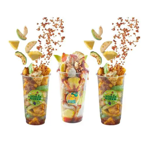Rujak in a Cup — Rujak lengkap dalam satu cup — praktis dibawa ke mana saja.